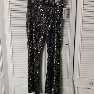 No Boundaries Black Sequin Skirt